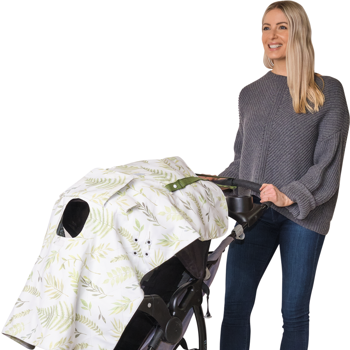 Quilbie® 3-in-1 Baby Cover with Patented All-Season CalmTech® Protection (Light Blocking + Sound Reducing)